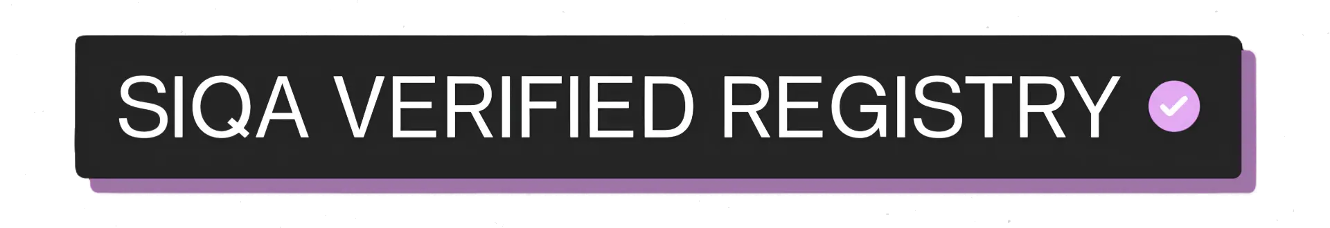 SIQA Verified Registry